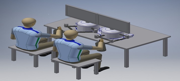 CONFIGURABLE MULTI-ROBOTIC SYSTEM FOR TRAINING AND REHABILITATING HUMAN EXTREMITIES