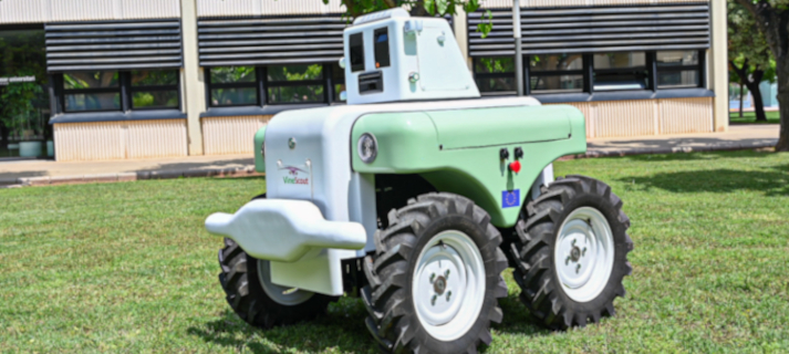Vinescout - Robot autónomo agrícola que incluye un sistema de navegación con sensores incorporados
